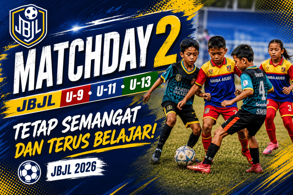 biMBA AIUEO SS Terus Berjuang di Matchday 2 Jakarta Barat Junior League 2026, Evaluasi Jadi Bekal Menuju Laga Berikutnya