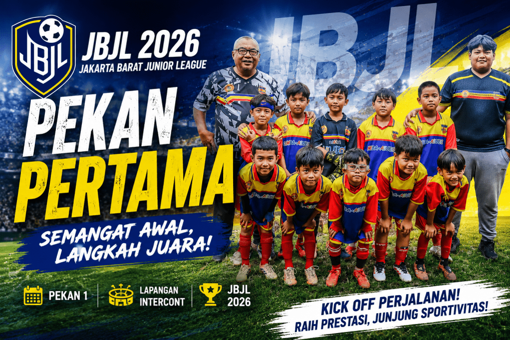 Hasil Jakarta Barat Junior League 2026 Pekan 1: Awal Positif biMBA AIUEO Soccer School di Lapangan biMBA Intercon