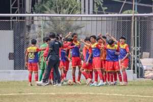 biMBA AIUEO FA menang 12-0 atas SAB 13 pada JBJL 2026 U-15