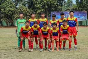 Poster pertandingan biMBA AIUEO SS U-14 melawan SS Kota Sukabumi pada Indonesia Sentra League 2026, Sabtu, 17 Oktober 2026, pukul 13.25 WIB di Stadion Gagak Hitam
