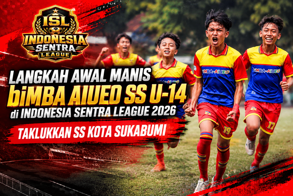 Langkah Awal Manis biMBA AIUEO SS U-14 di Indonesia Sentra League 2026